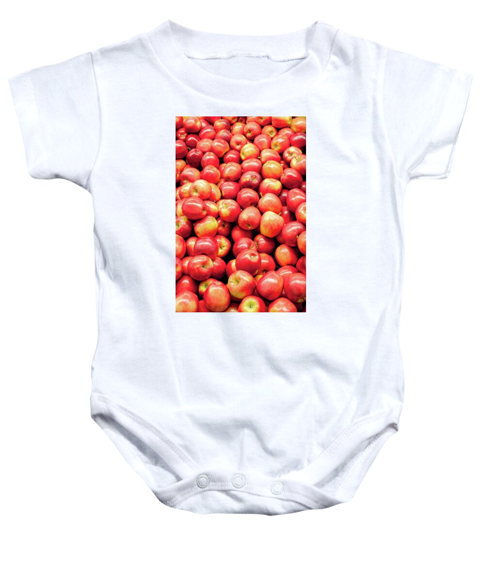 Apples Baby Onesie featuring the photograph Bountiful Apples by Todd Klassy
