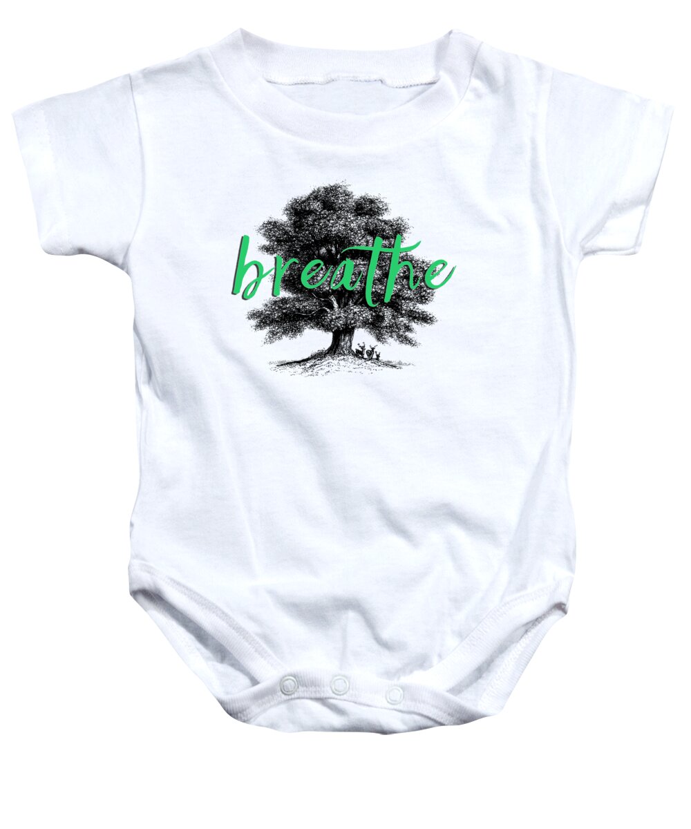 Tree Baby Onesie featuring the photograph Breathe Shirt by Edward Fielding