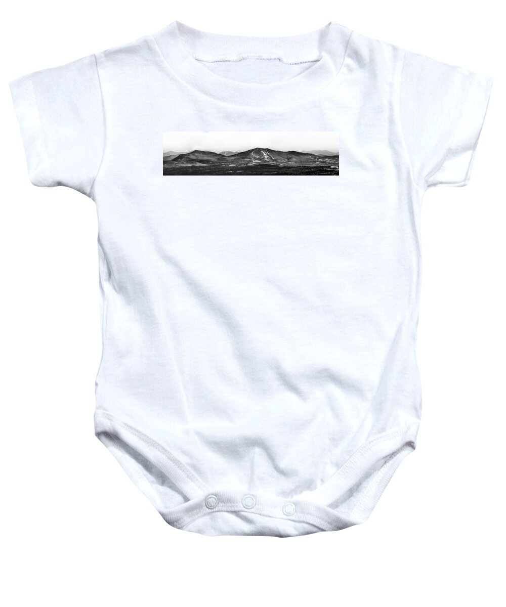Burke Baby Onesie featuring the photograph Burke and Cannon Wide Panoramic by Tim Kirchoff