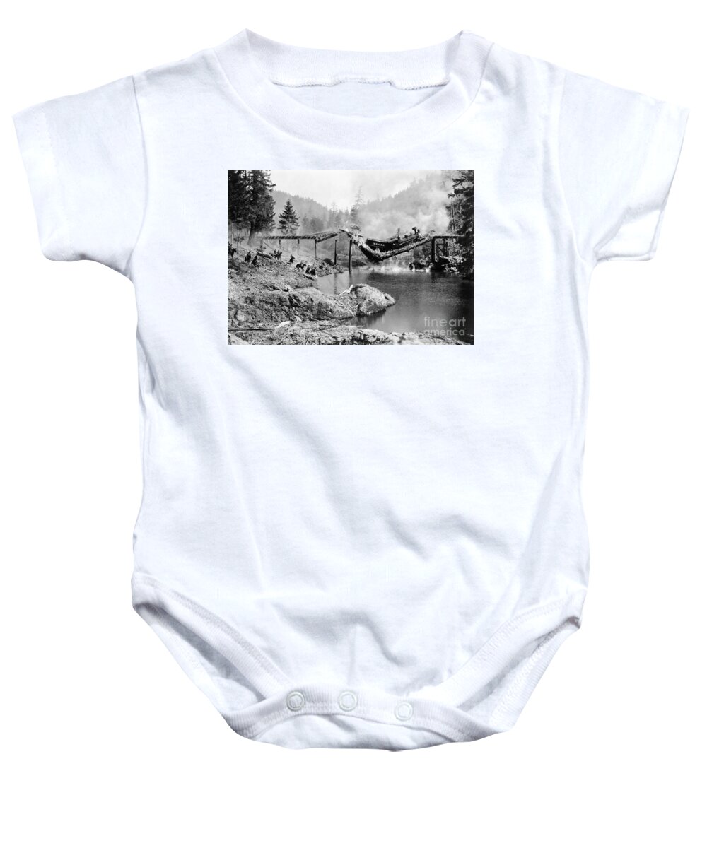 1927 Baby Onesie featuring the photograph Buster Keaton: The General by Granger