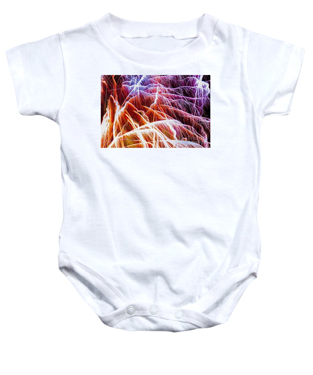 String Theory Baby Onesie featuring the photograph Chaos Theory by Gary Holmes