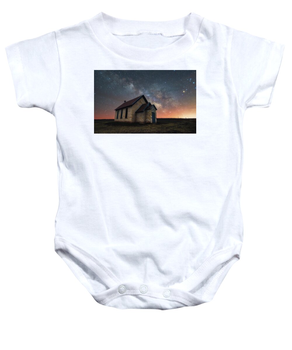 Night Photography Baby Onesie featuring the photograph Class of 1886 by Darren White
