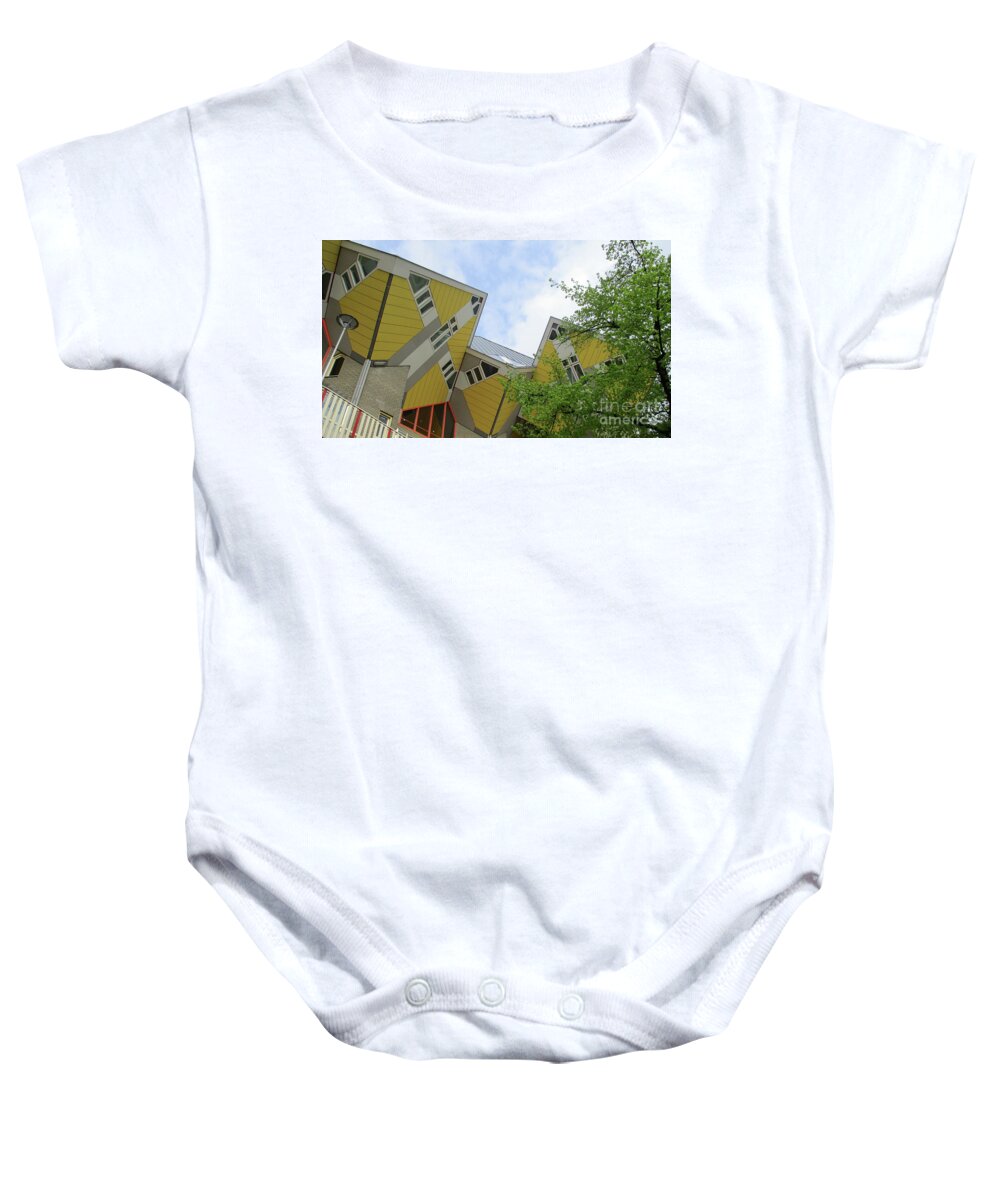 Rotterdam Baby Onesie featuring the photograph Cube Houses 29 by Randall Weidner