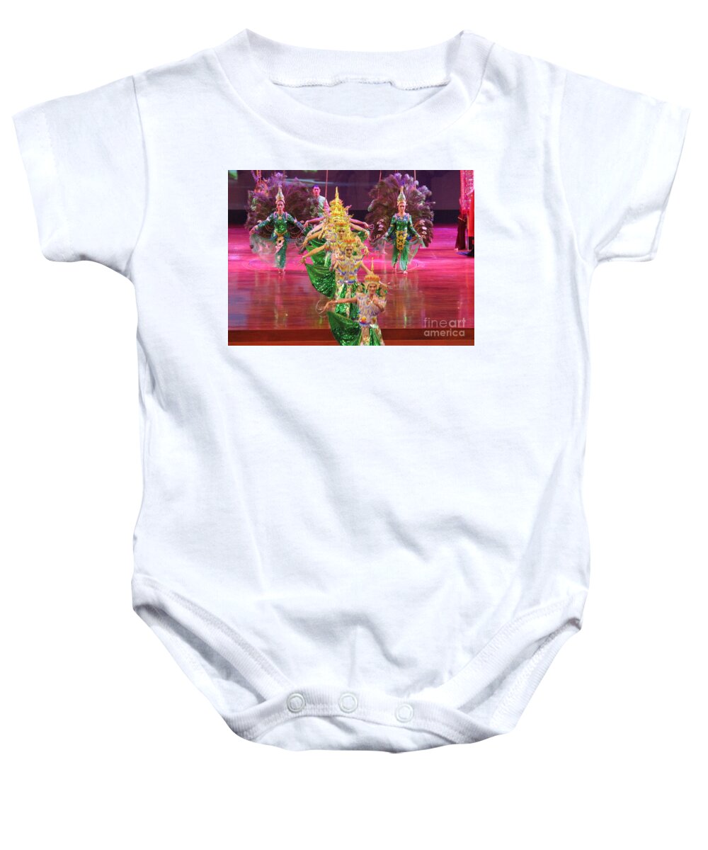Cultural Show Baby Onesie featuring the photograph Cultural Show 3 by Randall Weidner
