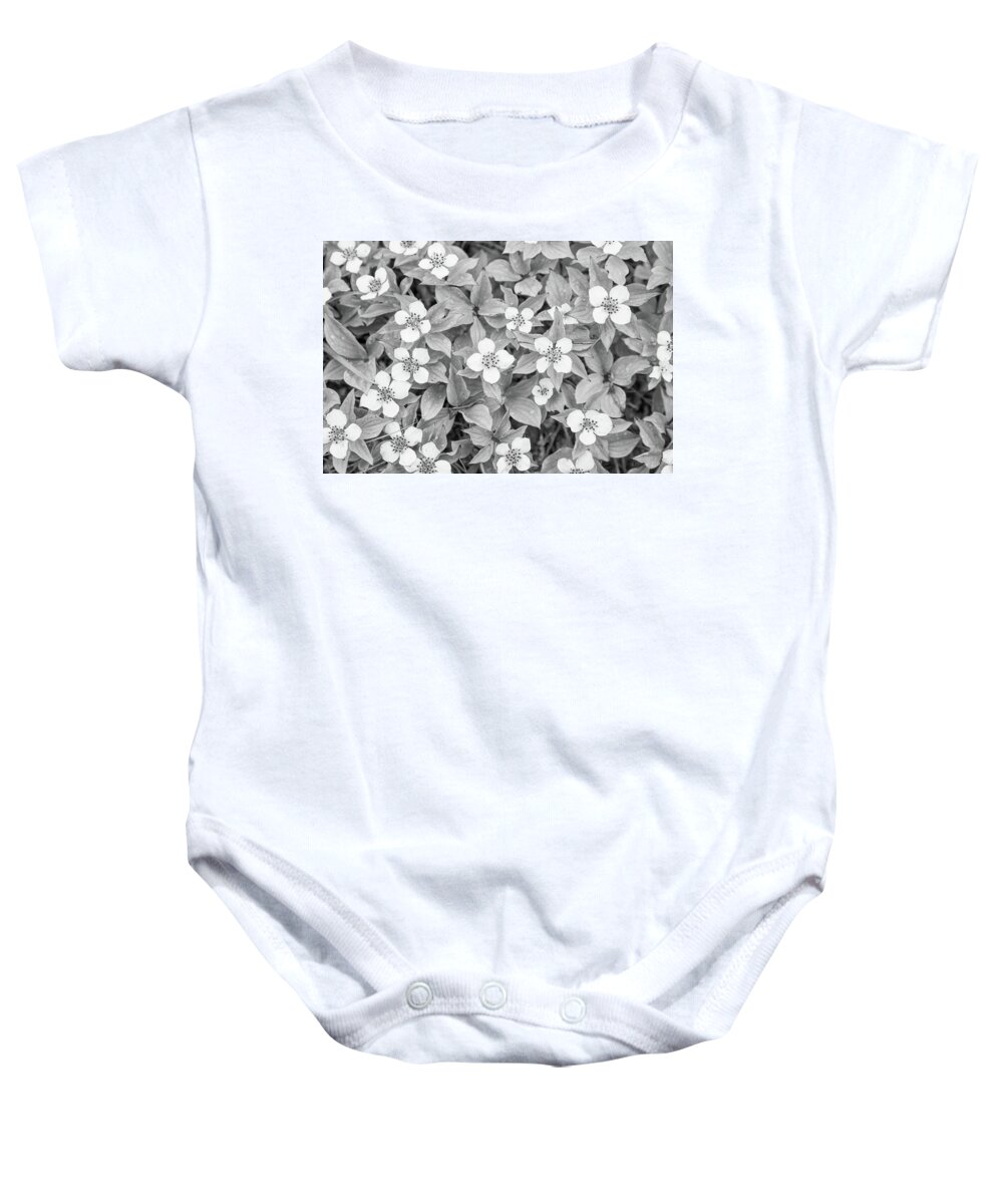 Dogwood Baby Onesie featuring the photograph Dogwood in the Rain by Tim Newton