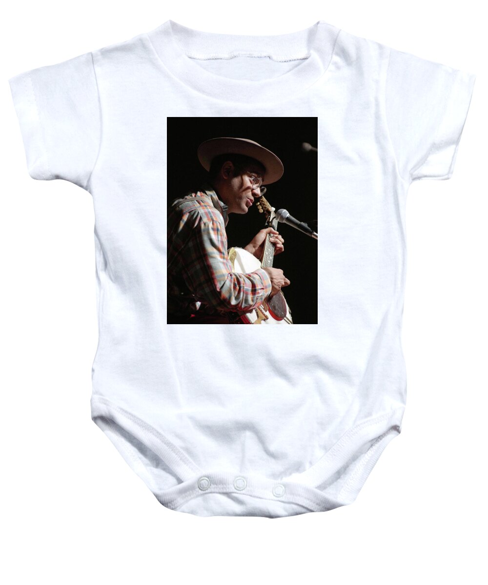 Dom Flemons Baby Onesie featuring the photograph Dom Flemons by Jim Mathis