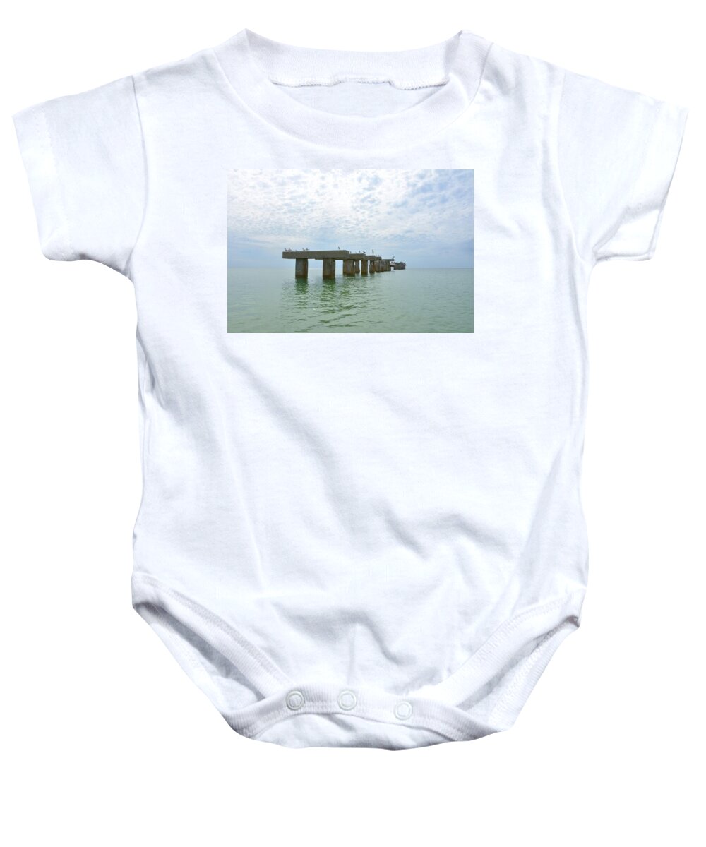 Clouds Baby Onesie featuring the photograph Escape by Alison Belsan Horton