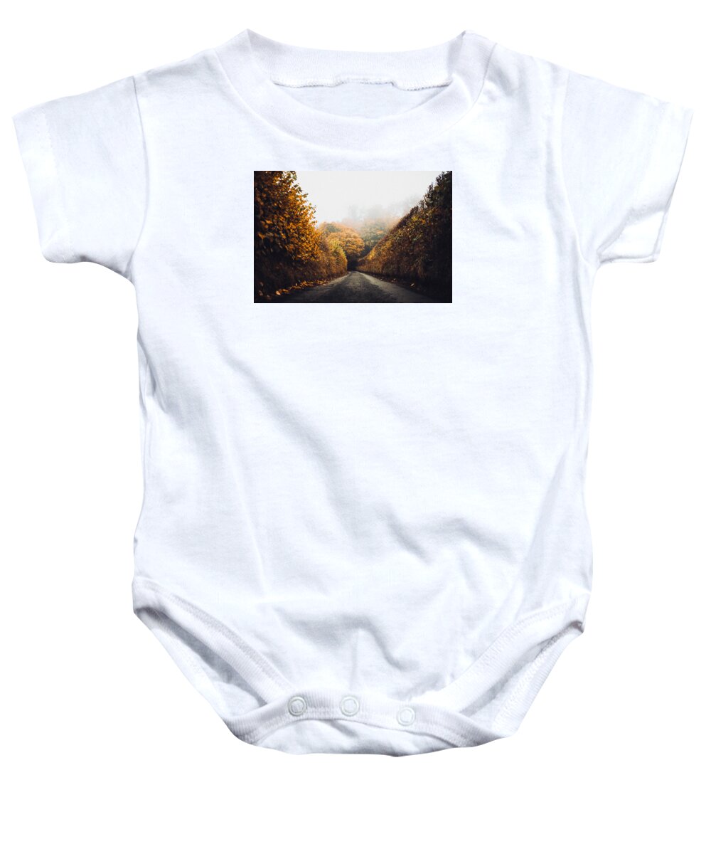 Stone Baby Onesie featuring the photograph Falls Path by Britten Adams