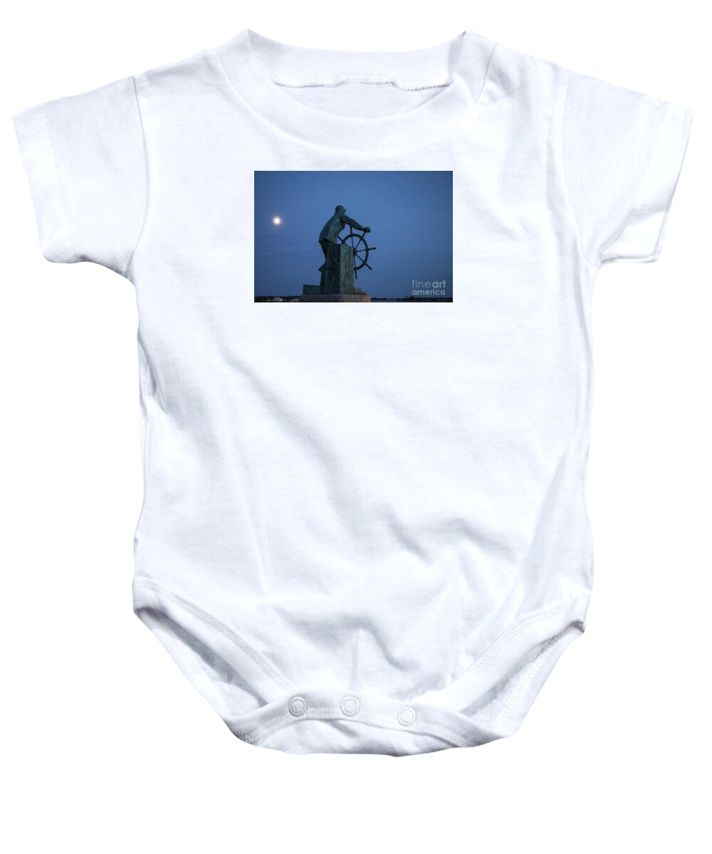 Fishermen Baby Onesie featuring the photograph Fishermen's Memorial by Timothy Johnson