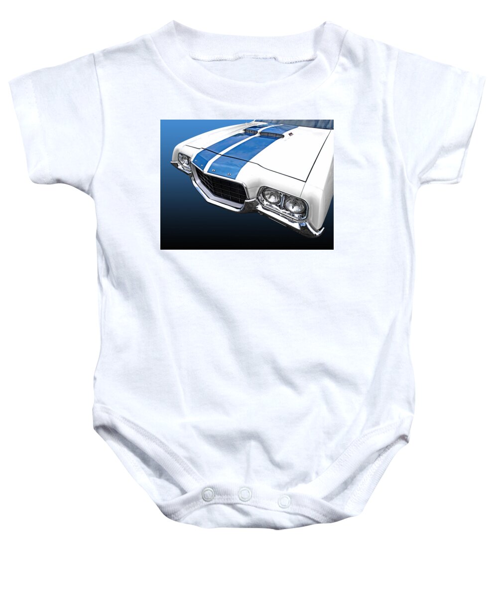 Ford Baby Onesie featuring the photograph Ford Ranchero 500 by Gill Billington