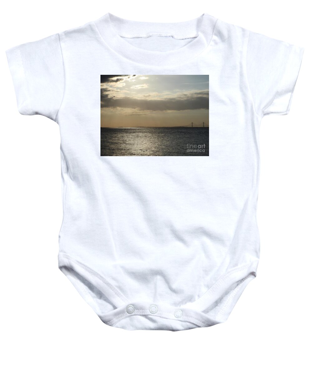Sunset Baby Onesie featuring the photograph Glorious by Jan Gelders