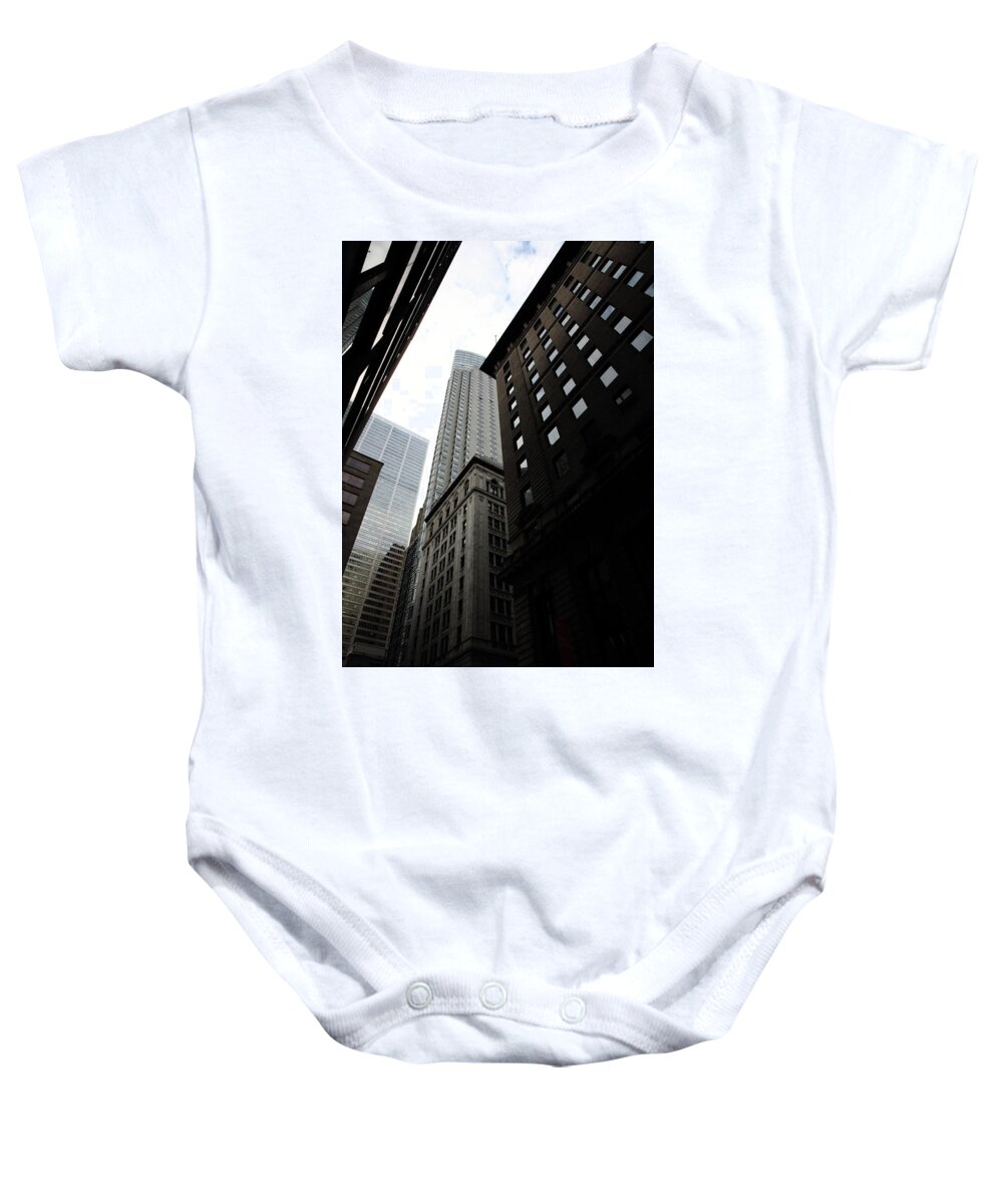 Urban Baby Onesie featuring the photograph Gotham Inspired by Kreddible Trout