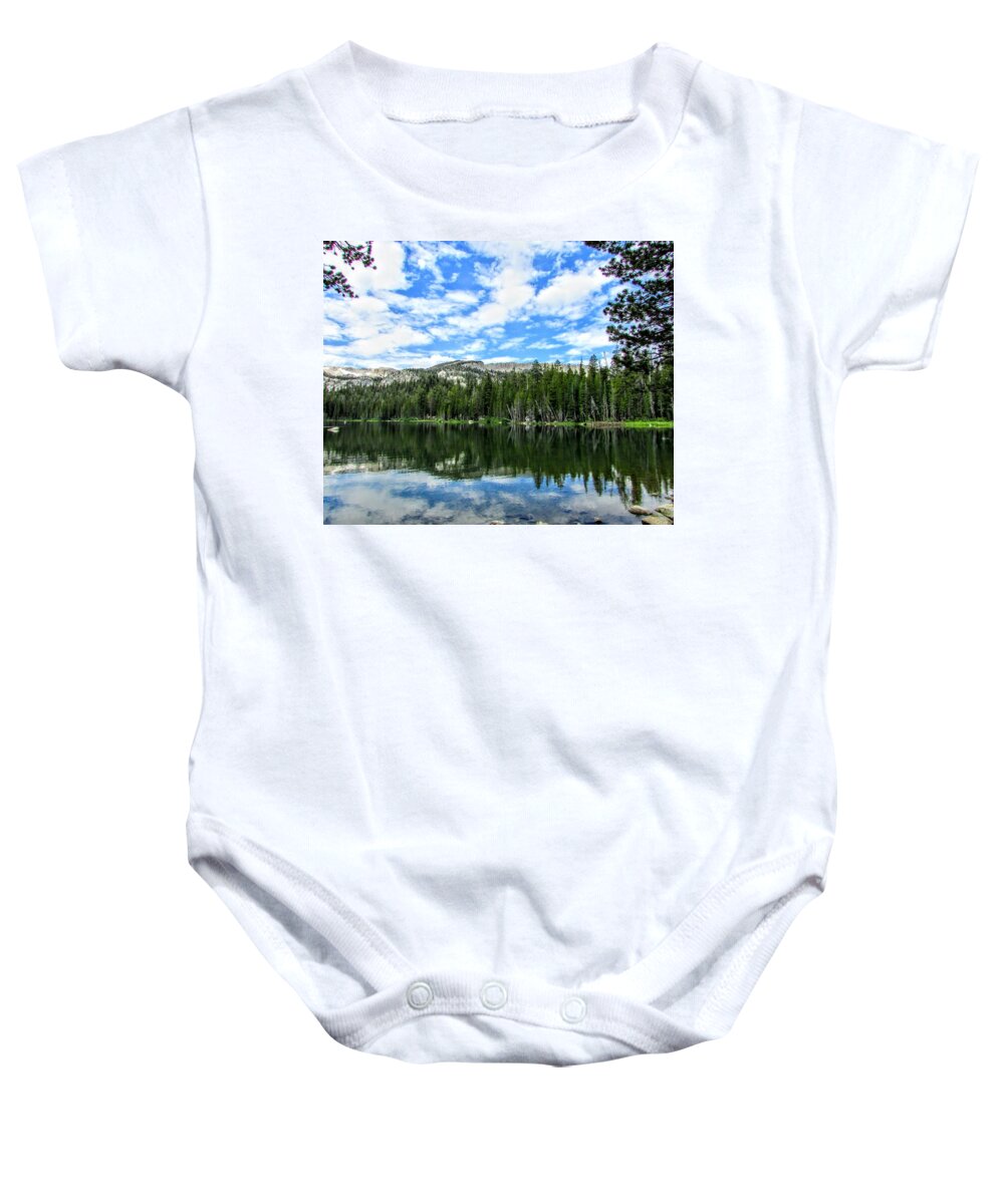 Sky Baby Onesie featuring the photograph Heavenly by Marilyn Diaz