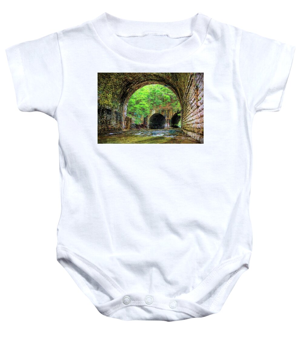 Hidden Gem Baby Onesie featuring the photograph Hidden gem by Jim Lepard