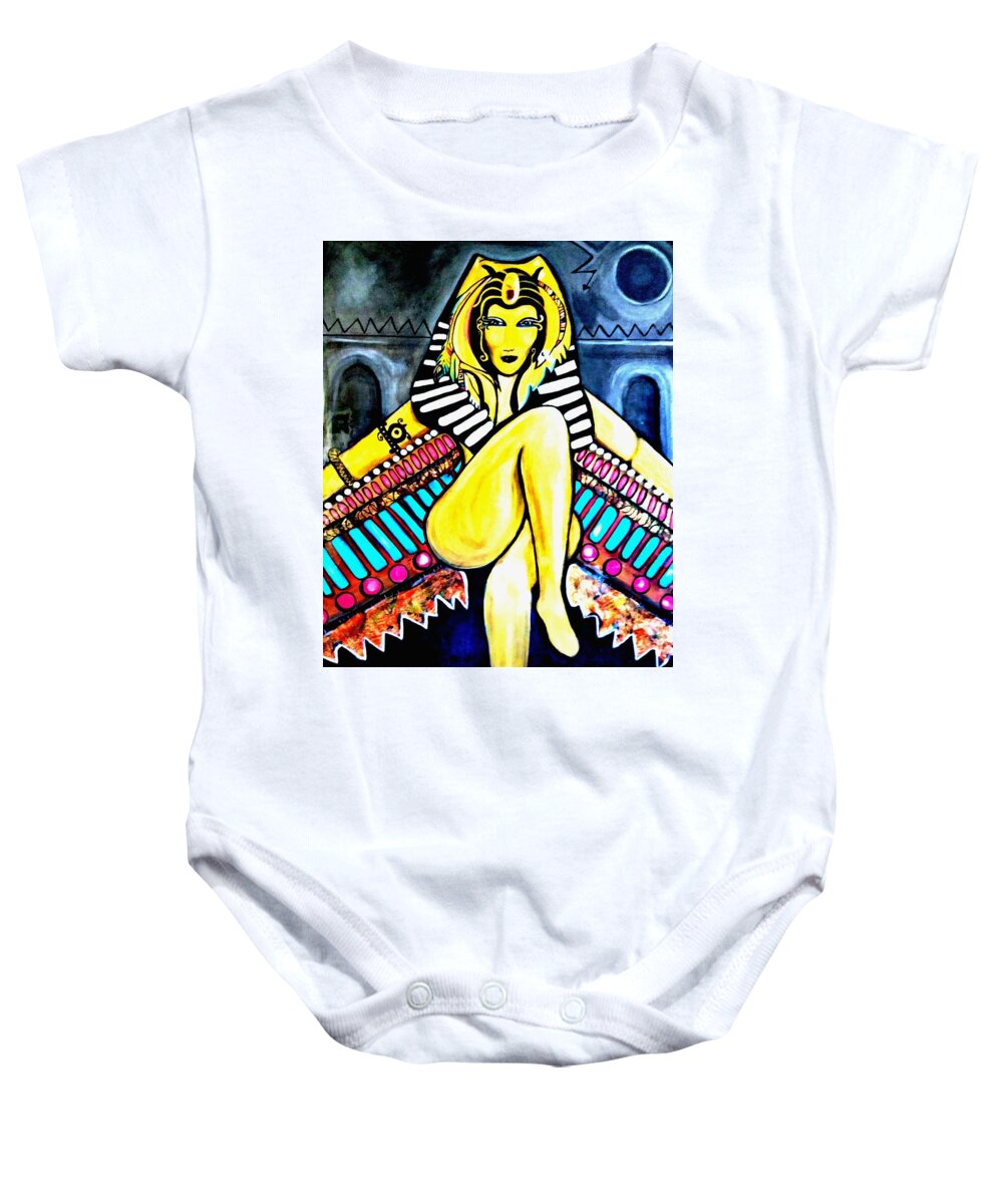  Baby Onesie featuring the painting Higher Elevation by Tracy Mcdurmon