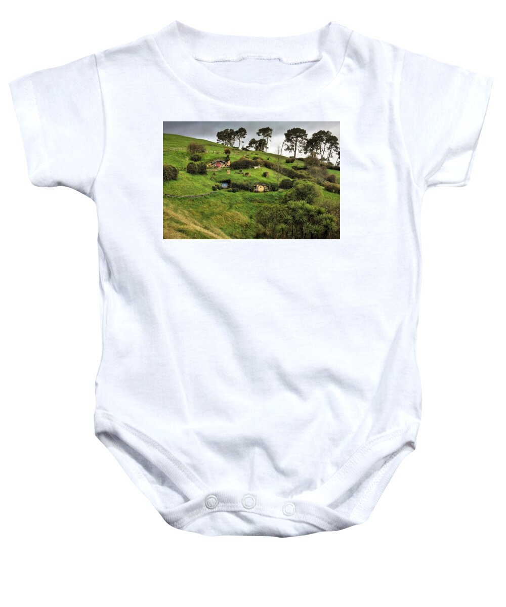 Photograph Baby Onesie featuring the photograph Hobbit Valley by Richard Gehlbach