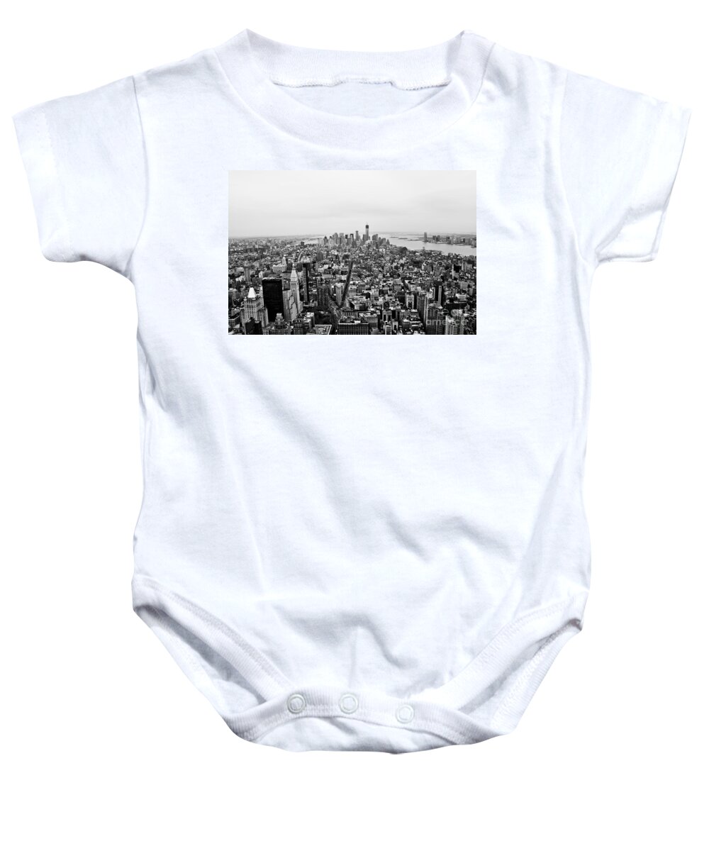 Urban Landscape Baby Onesie featuring the photograph Human Ant Hill by Elena Perelman