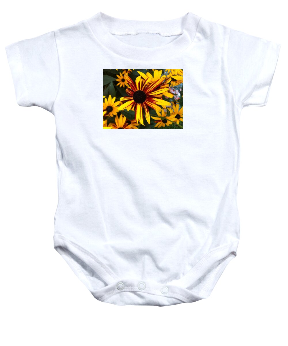 Flower Baby Onesie featuring the photograph Infected by Annie Walczyk