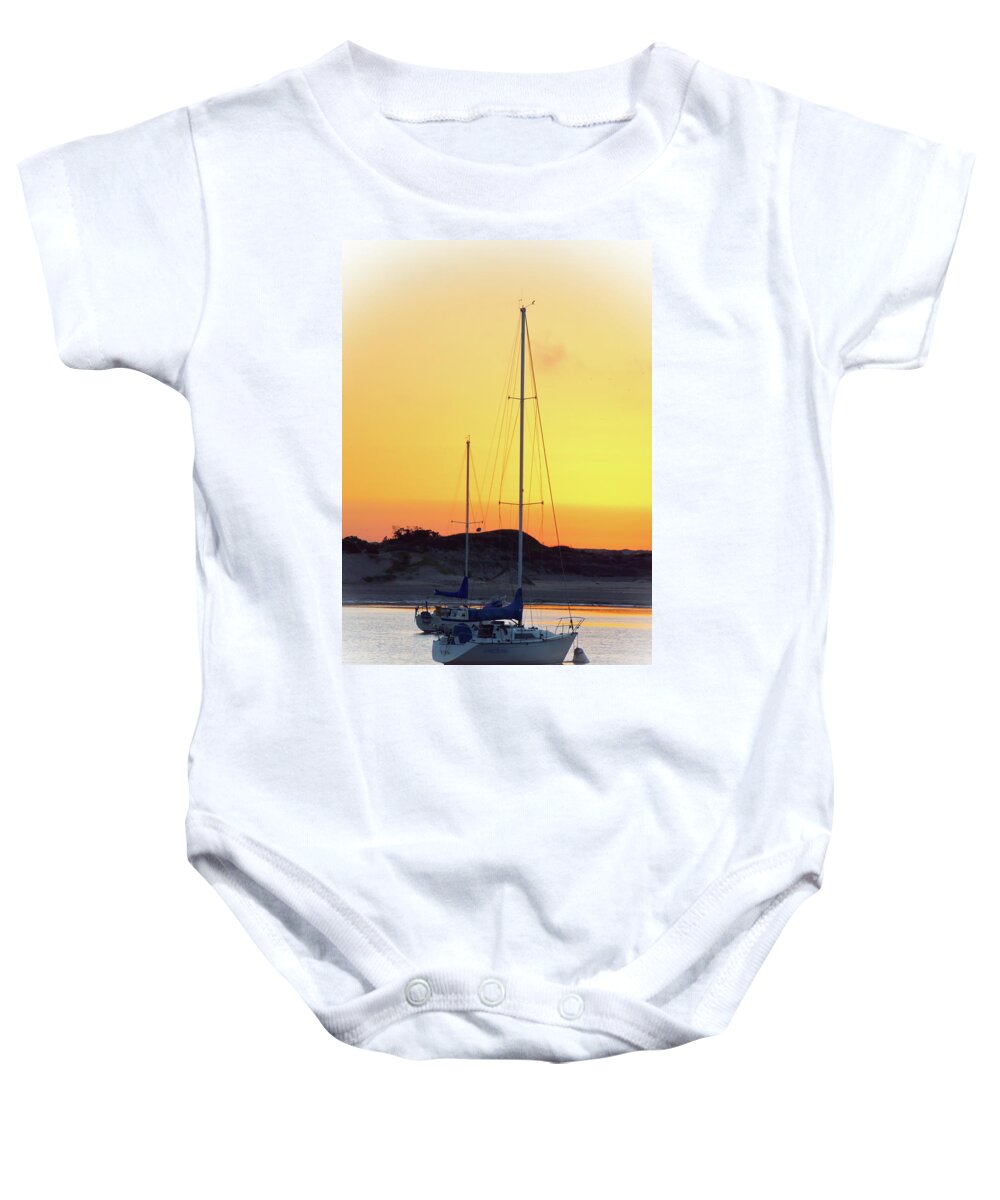 Sunset Baby Onesie featuring the photograph Into A Dream by Christina Ochsner