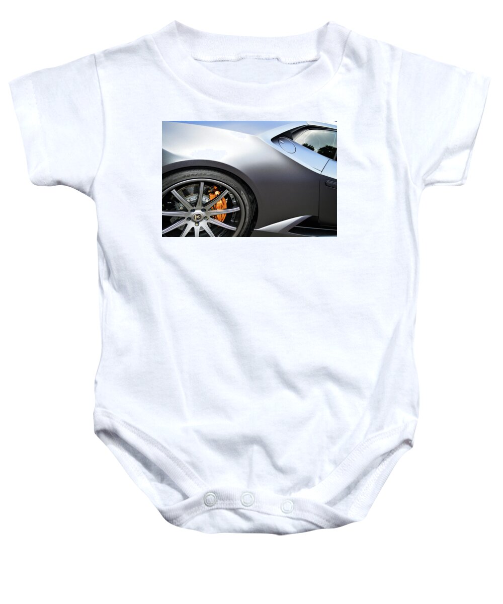 Lamborghini Baby Onesie featuring the photograph Lambo Lines by Jason Bohannon
