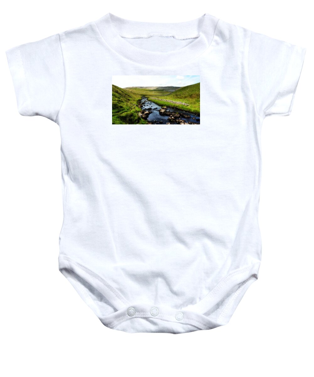 River Baby Onesie featuring the photograph Landscape by Lukasz Ryszka