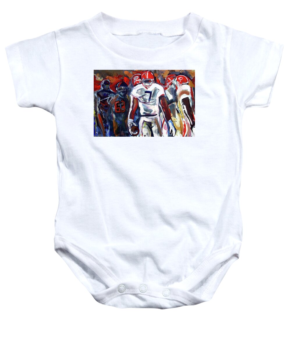 Baby Onesie featuring the painting Lorenzo Control by John Gholson