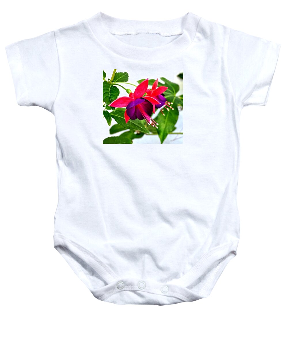 Flowers Baby Onesie featuring the photograph Magic Dancers by Brad Hodges