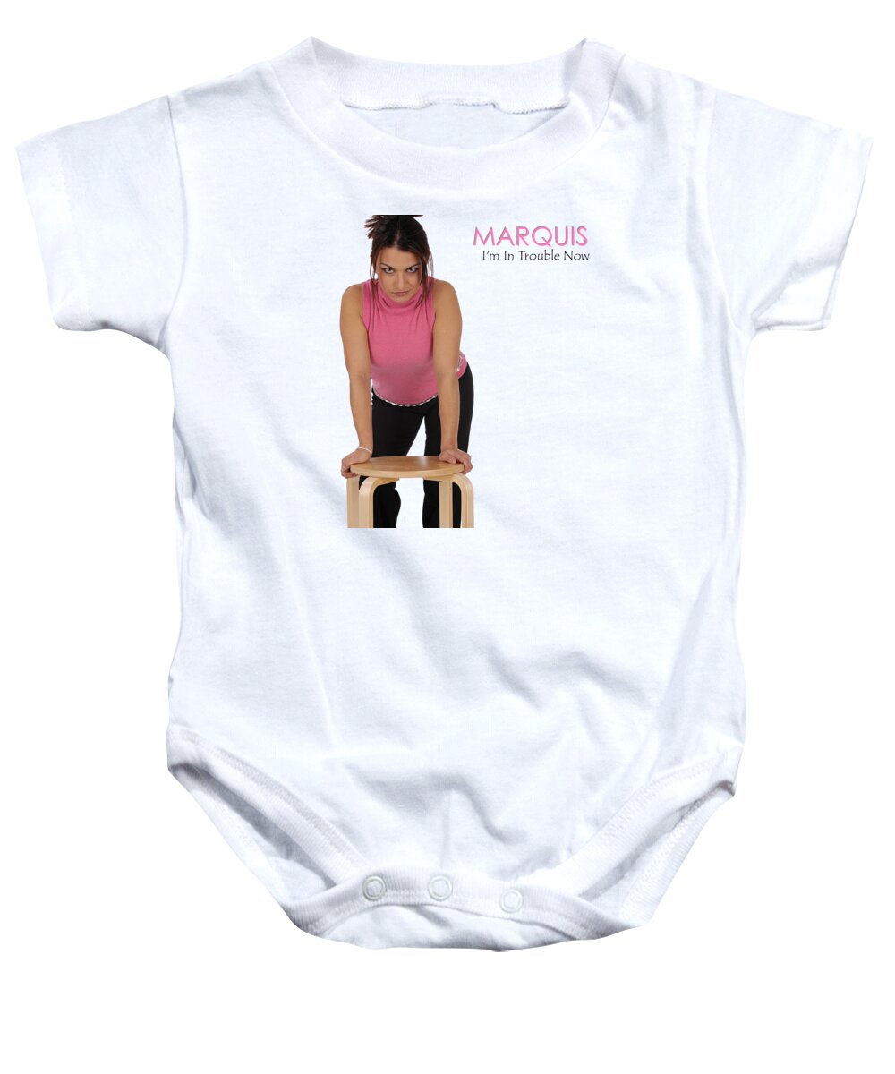 Music Baby Onesie featuring the digital art Marquis - I'm In Trouble Now by Mark Baranowski