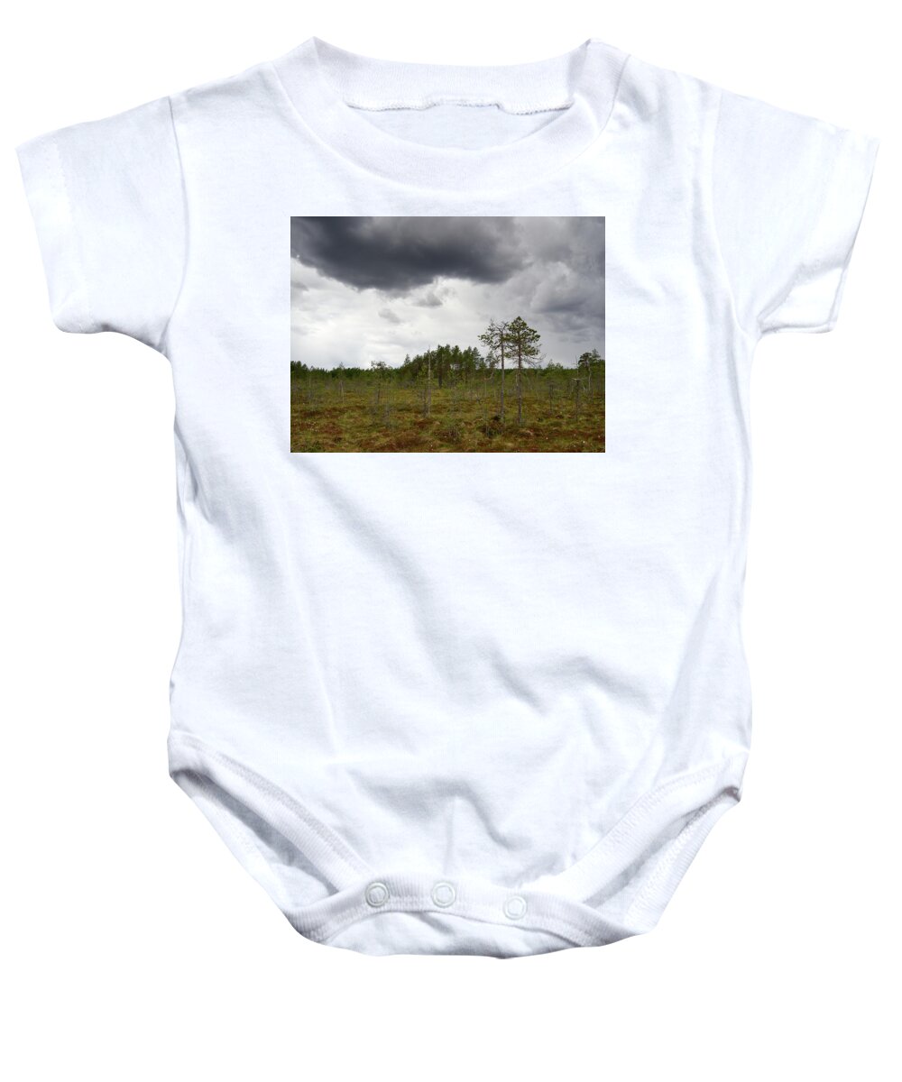 Finland Baby Onesie featuring the photograph Maybe a bit of rain coming. Morass. by Jouko Lehto