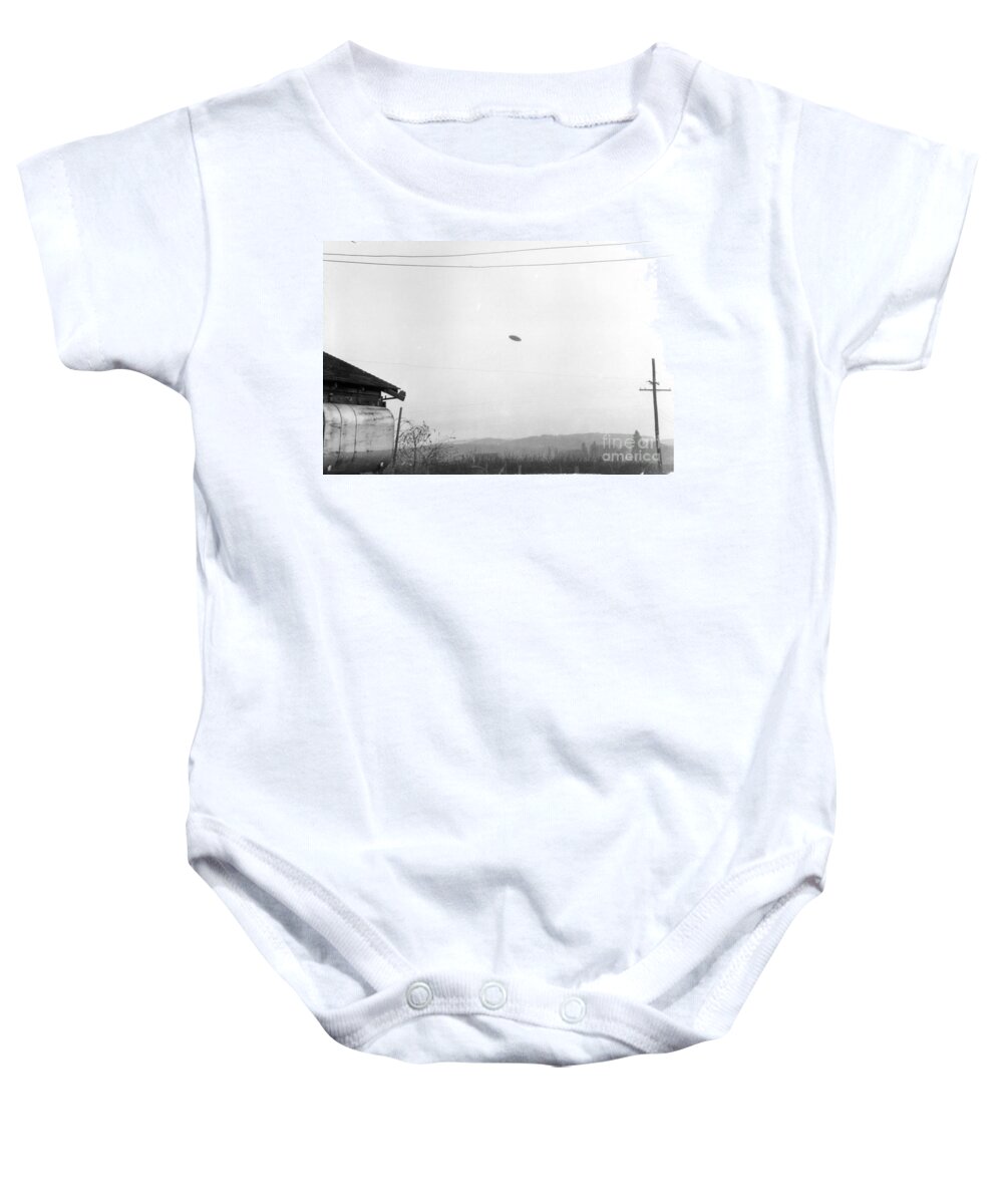 Science Baby Onesie featuring the photograph Mcminnville Ufo Sighting, 1950 by Science Source