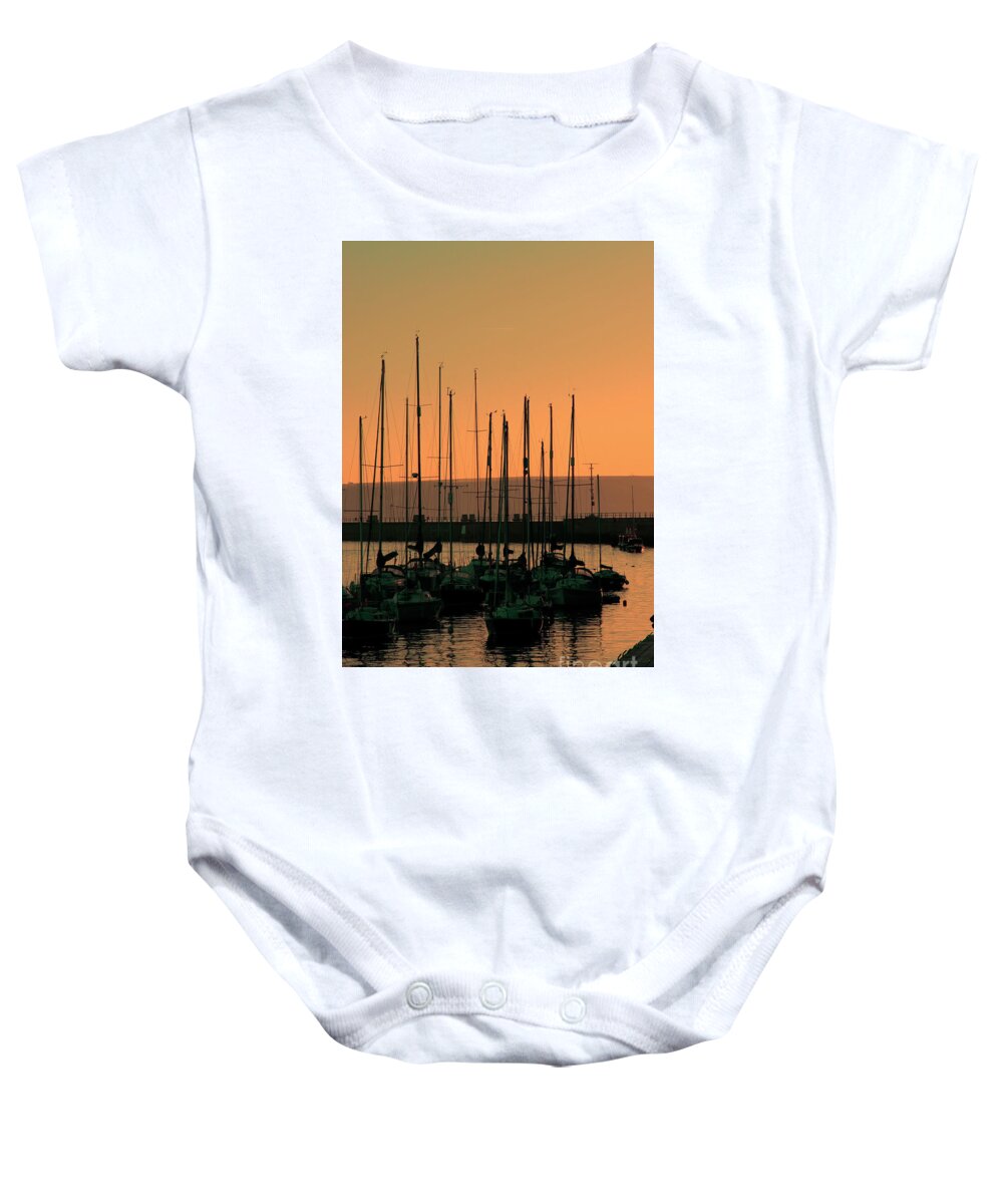 Sunrise Baby Onesie featuring the photograph Morning Glory by Baggieoldboy