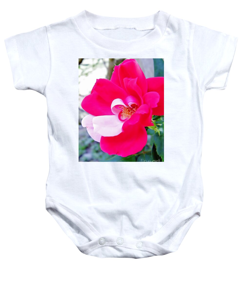 Rose Baby Onesie featuring the photograph Mother - Natures - Best by D Hackett