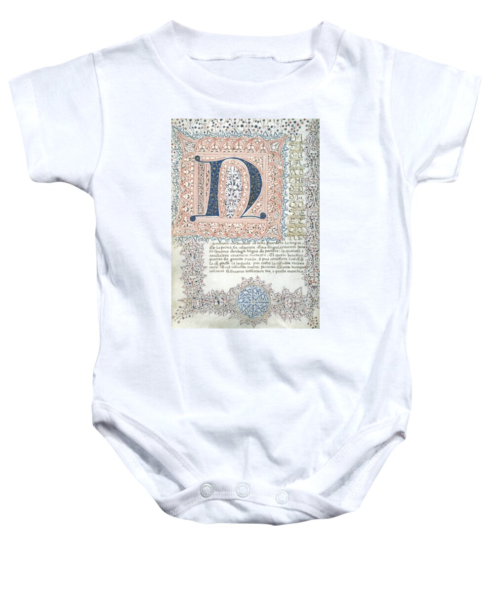 1459 Baby Onesie featuring the photograph N: Initial Illumination by Granger