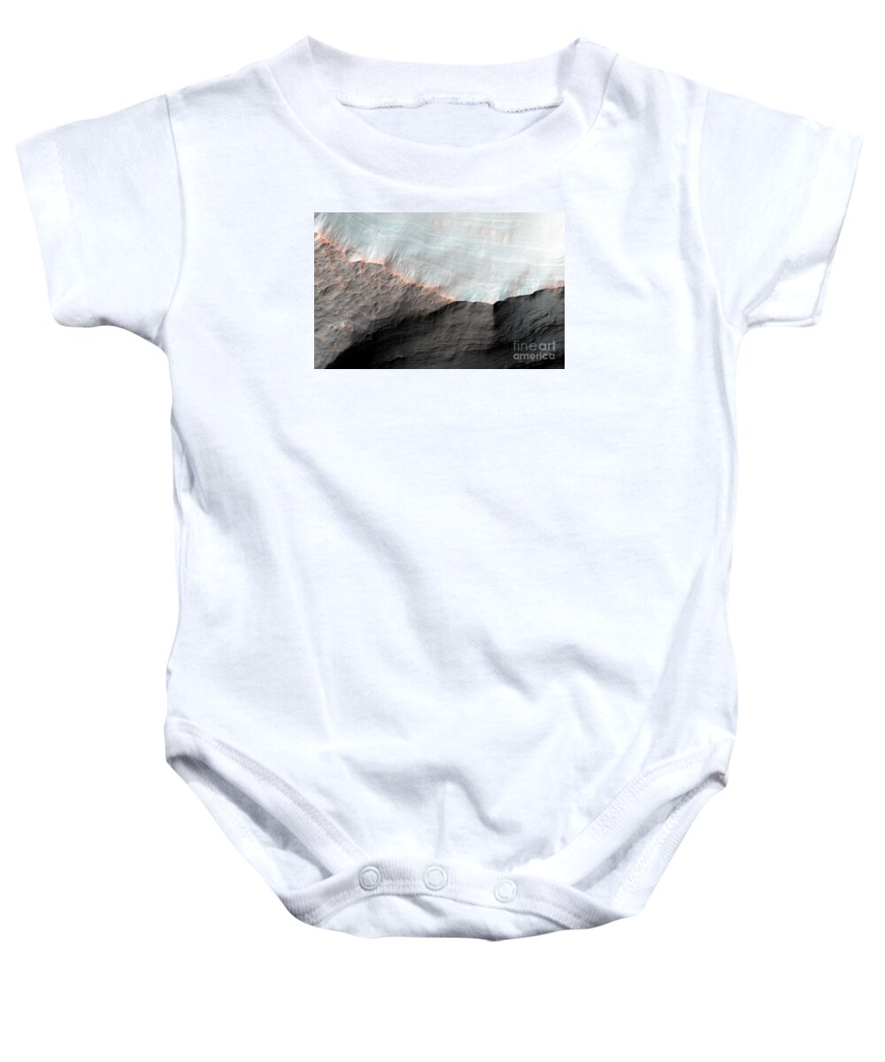 Nasa Baby Onesie featuring the photograph NASA Alluvial Fans by Rose Santuci-Sofranko