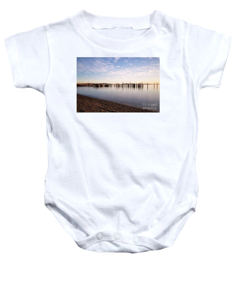Morning Light Baby Onesie featuring the photograph New Day In The Bay by Sal Ahmed