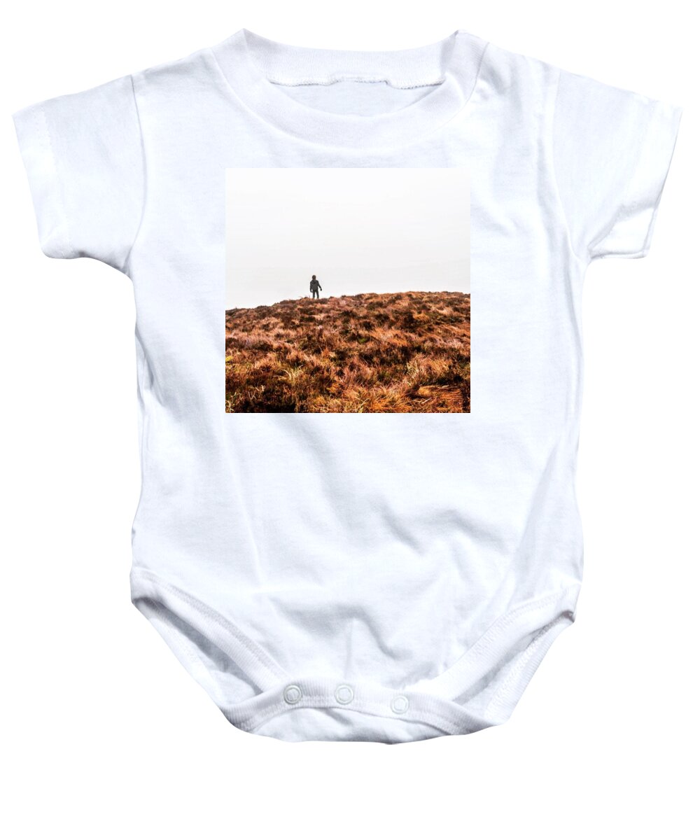 Baby Onesie featuring the photograph Off On Another Adventure... A Month by Aleck Cartwright