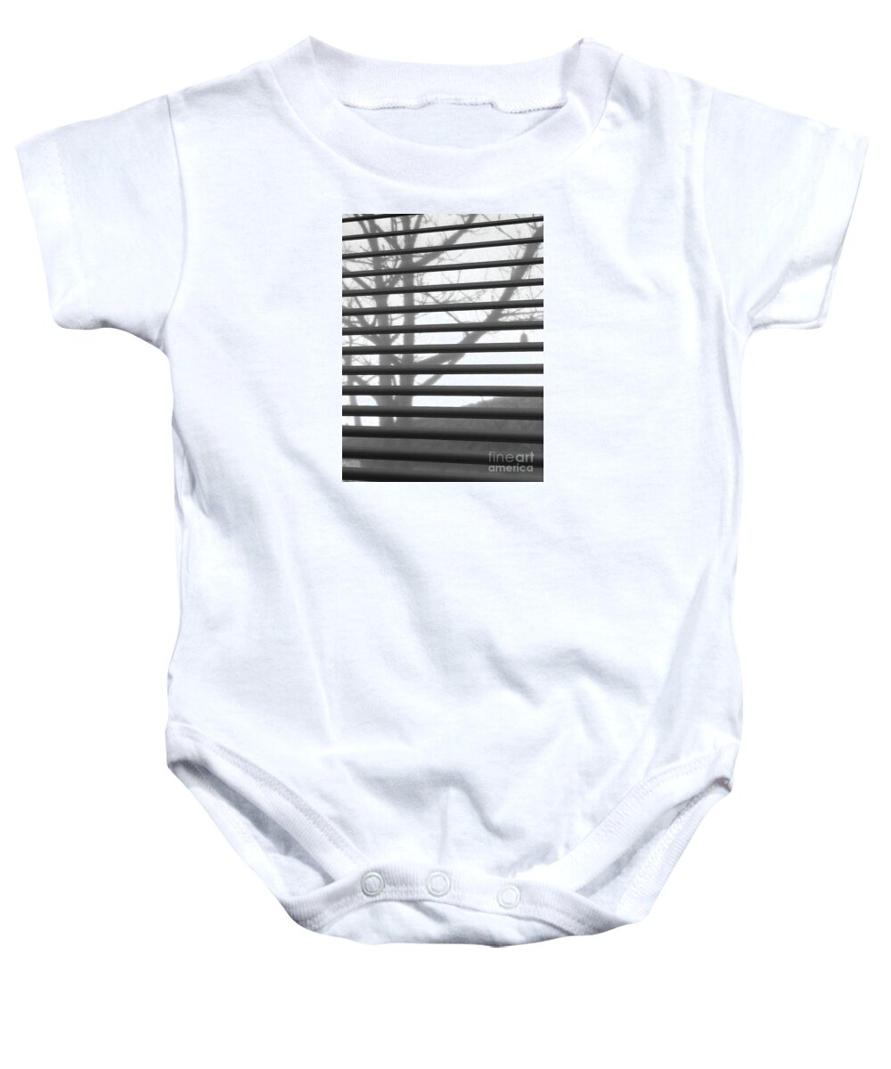 Window Baby Onesie featuring the photograph Outside by Maria Aduke Alabi