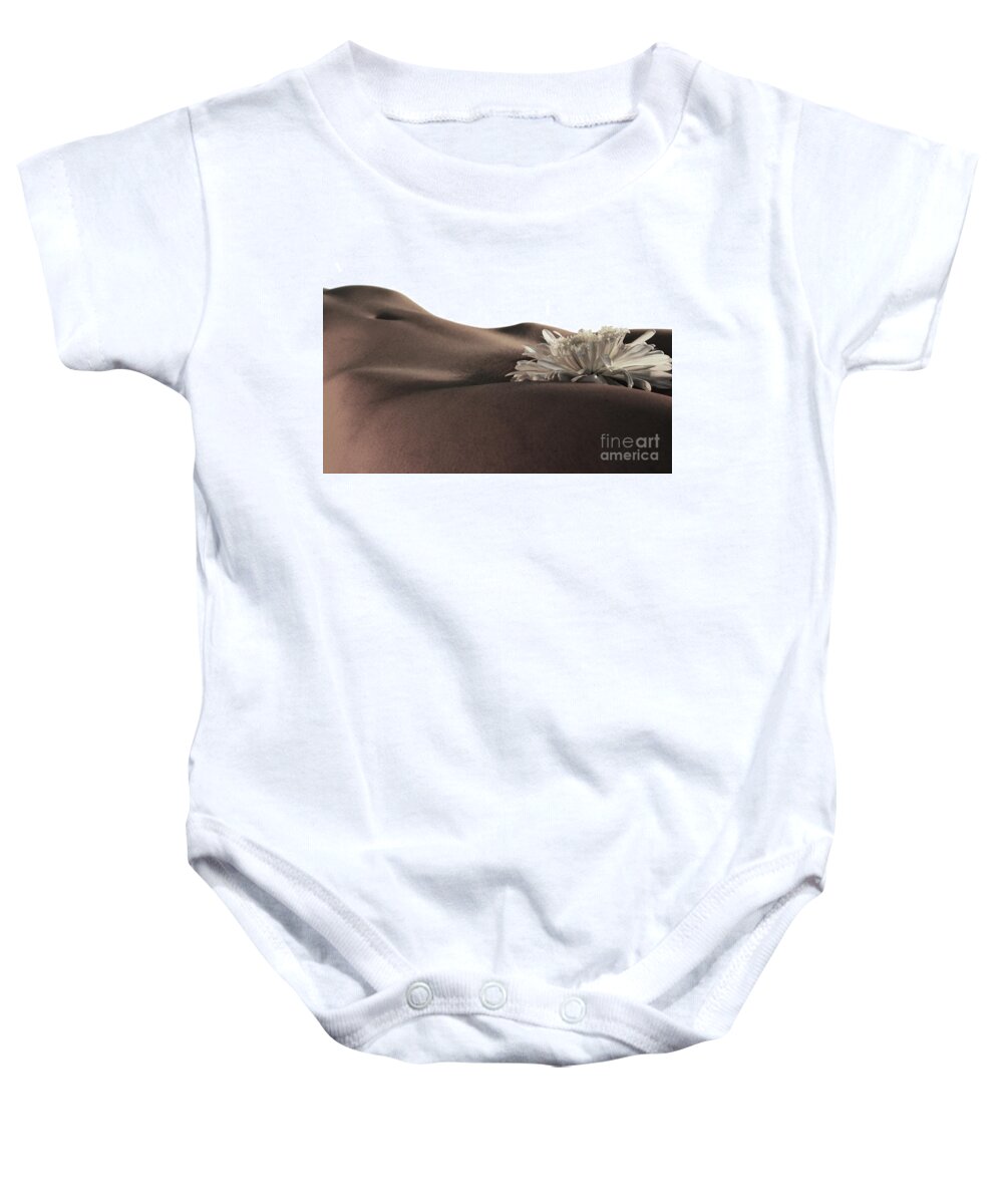 Glamour Photographs Baby Onesie featuring the photograph Pelvis petals by Robert WK Clark