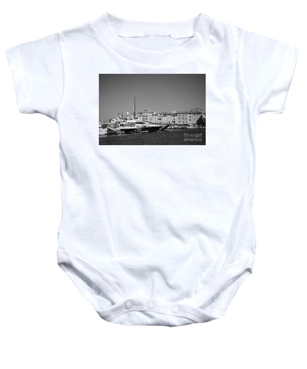 Saint-tropez Baby Onesie featuring the photograph Port of Saint - Tropez by Tom Vandenhende