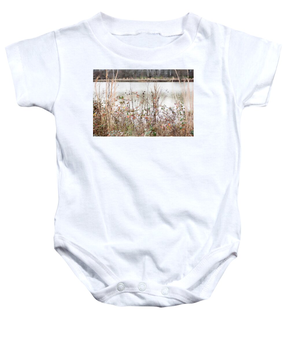 Pond Baby Onesie featuring the photograph Pretty Pond by Gina O'Brien