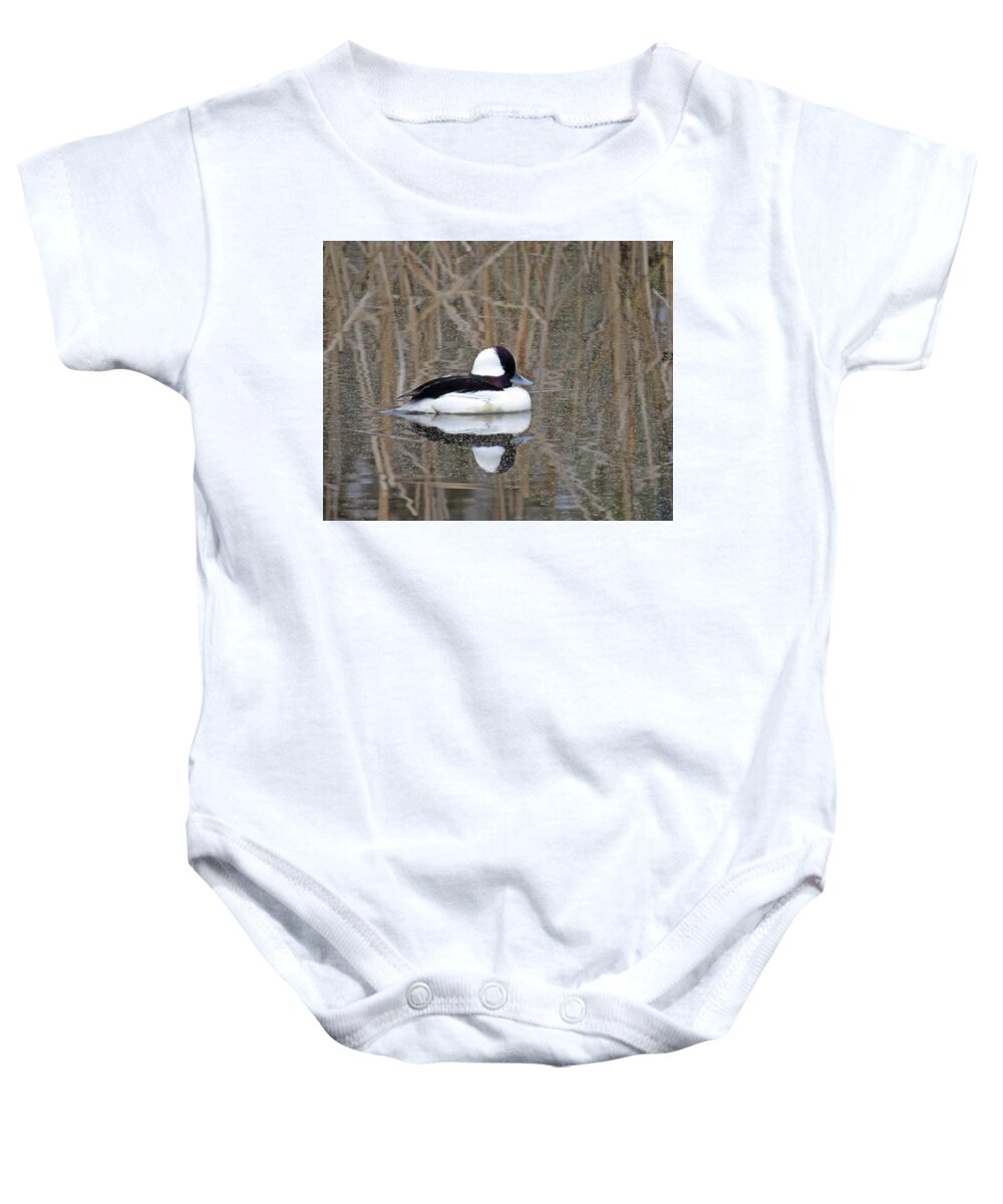 Bufflehead Baby Onesie featuring the photograph Pure Nature by I'ina Van Lawick
