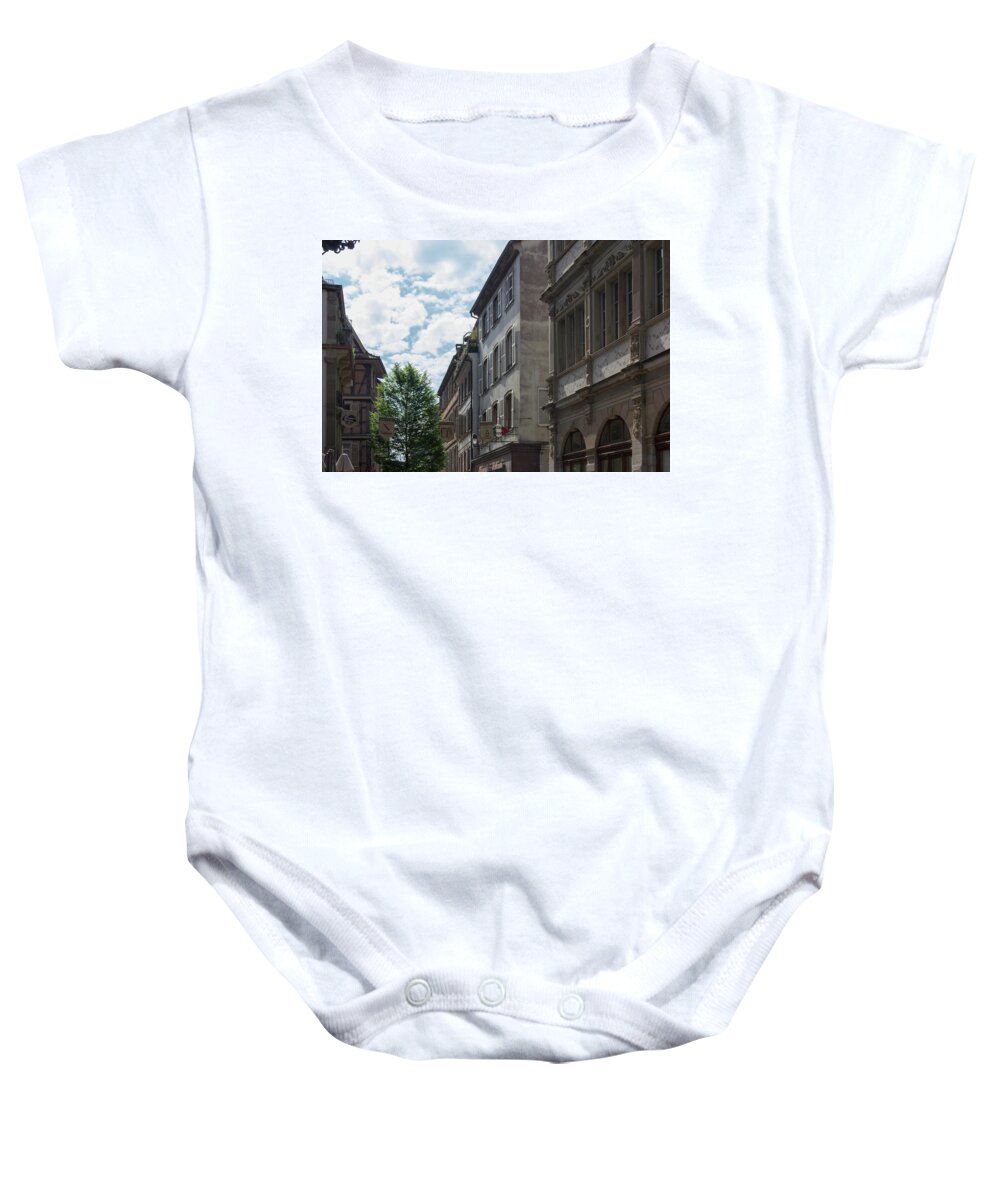 Alsace Baby Onesie featuring the photograph Quartier des Tonneliers by Teresa Mucha