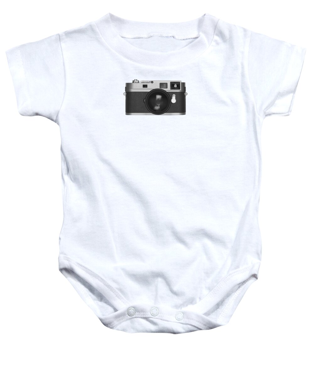 Analog Baby Onesie featuring the photograph Rangefinder Camera by Setsiri Silapasuwanchai