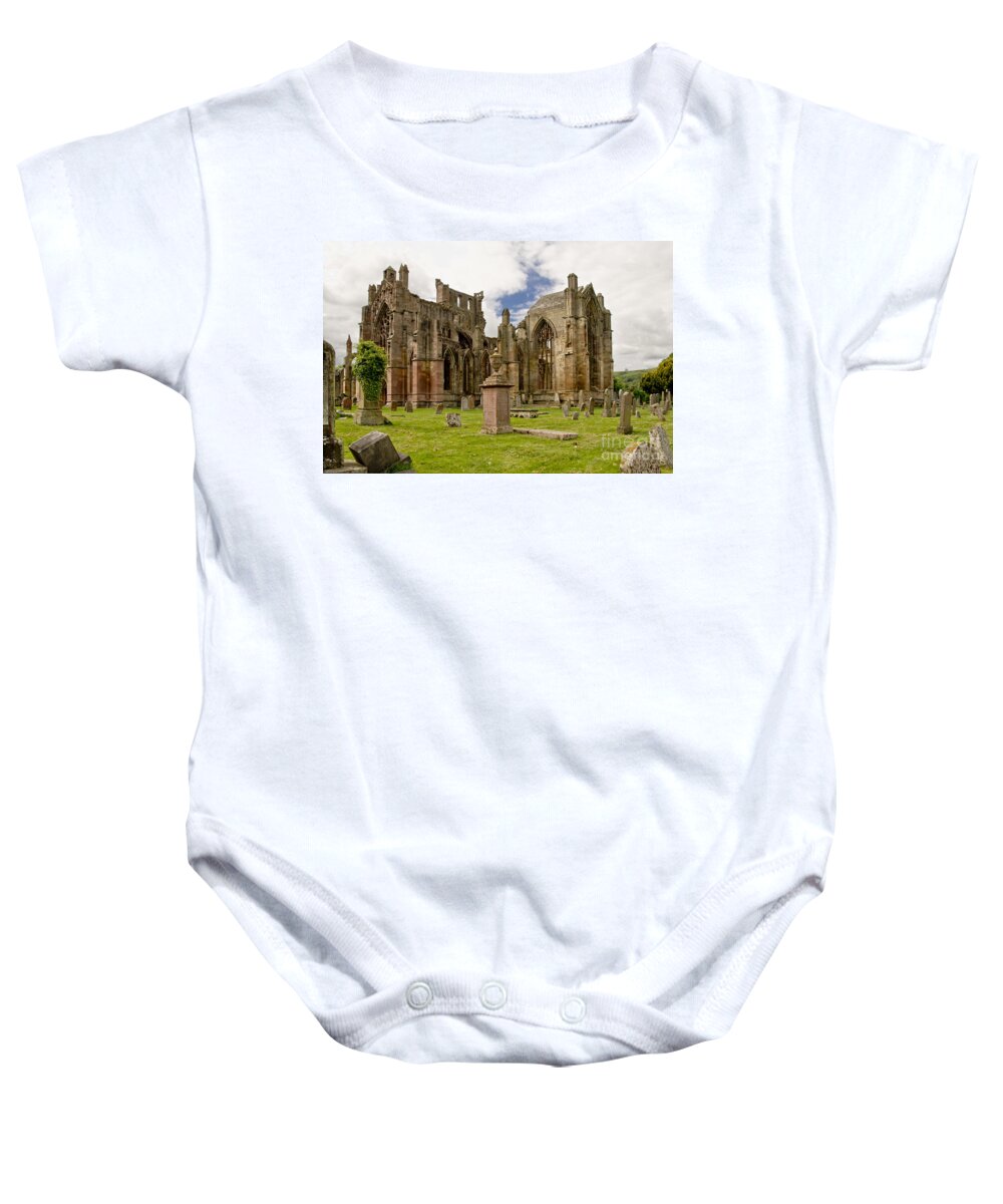 Abbey Baby Onesie featuring the photograph Reformation Imprint. Two. by Elena Perelman