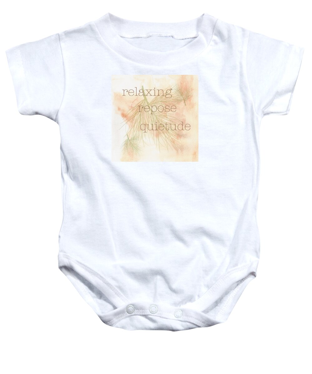 Relaxing Baby Onesie featuring the painting Relaxing by Kandy Hurley