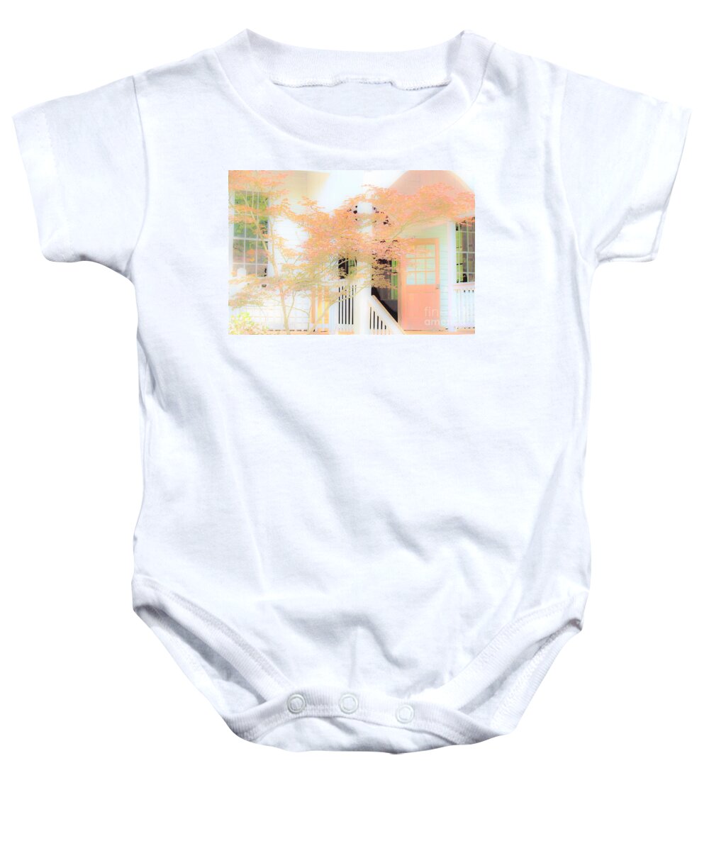 Chapel Baby Onesie featuring the photograph Robert F. Thomas Chapel by Merle Grenz