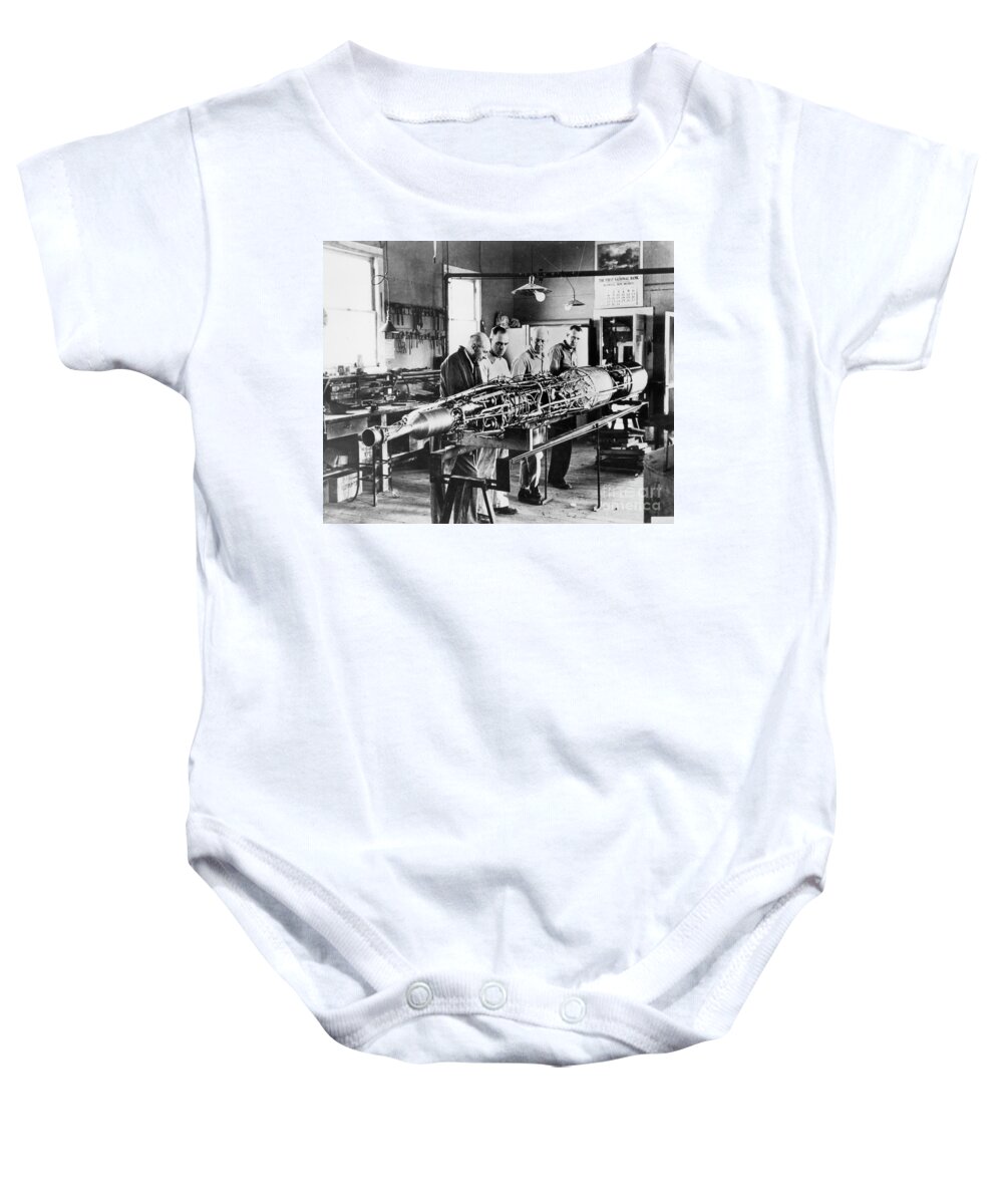 1940 Baby Onesie featuring the photograph Robert Hutchings Goddard by Granger
