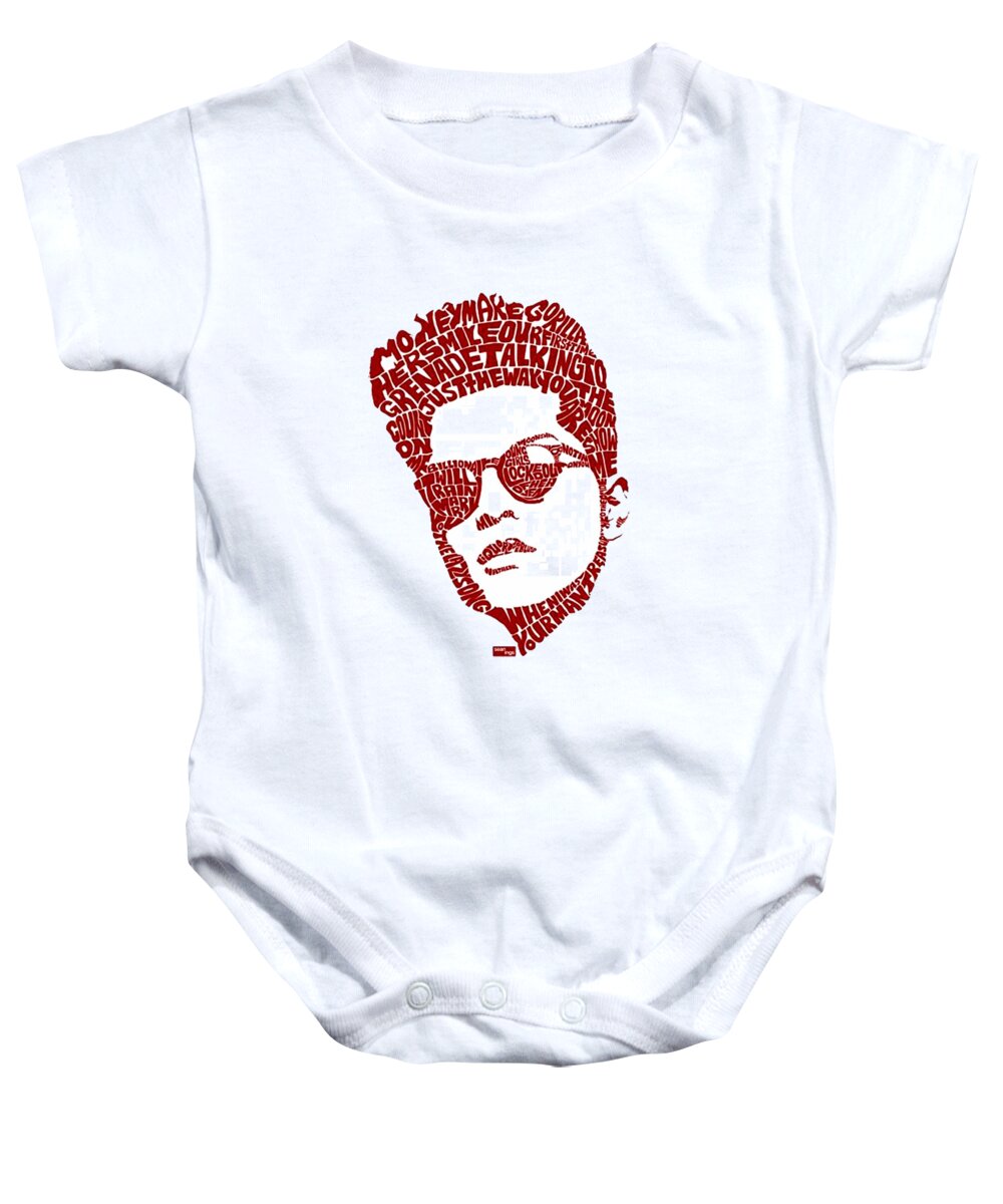 Soloist Baby Onesie featuring the pastel Sale New Year Bruno Mars by Dee Ane