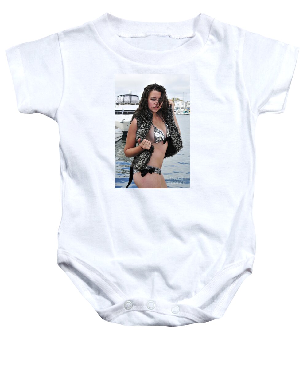 Girl Baby Onesie featuring the photograph Sail with me by Robert WK Clark