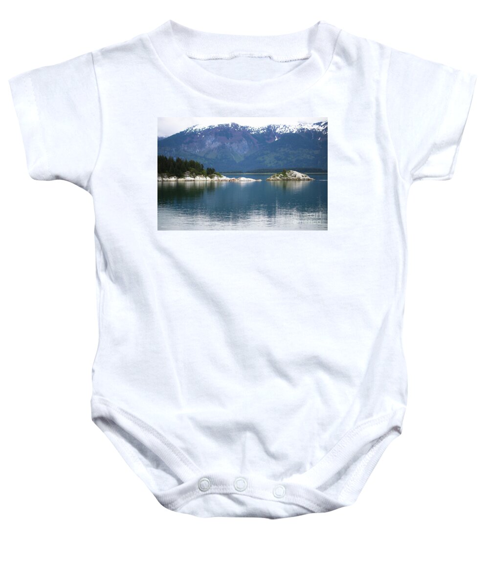Sea Lions Baby Onesie featuring the photograph Sea Lions Alaska Two by Veronica Batterson